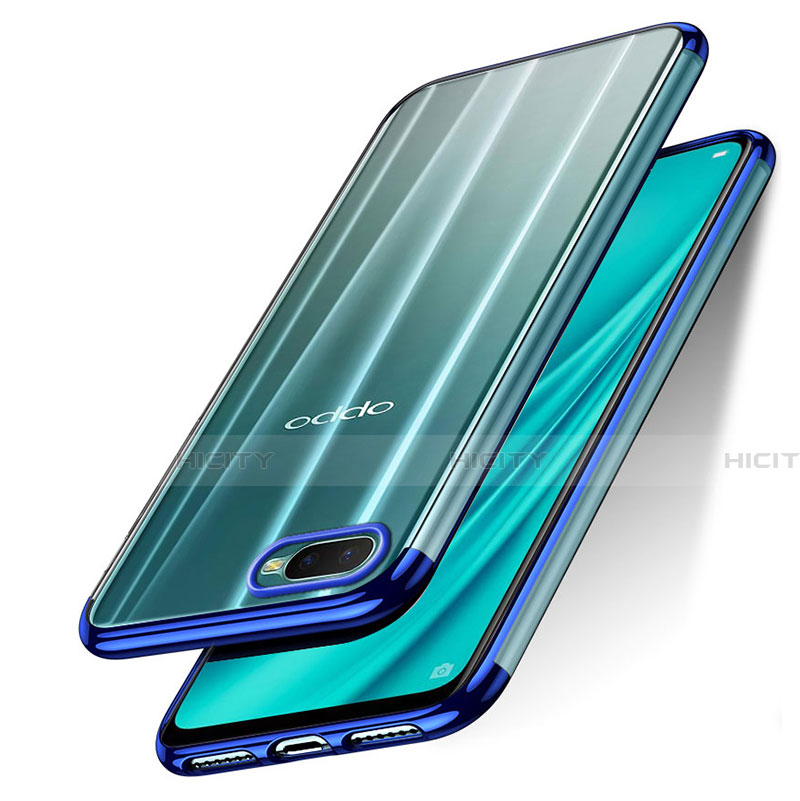 Oppo K1用極薄ソフトケース シリコンケース 耐衝撃 全面保護 クリア透明 S01 Oppo 