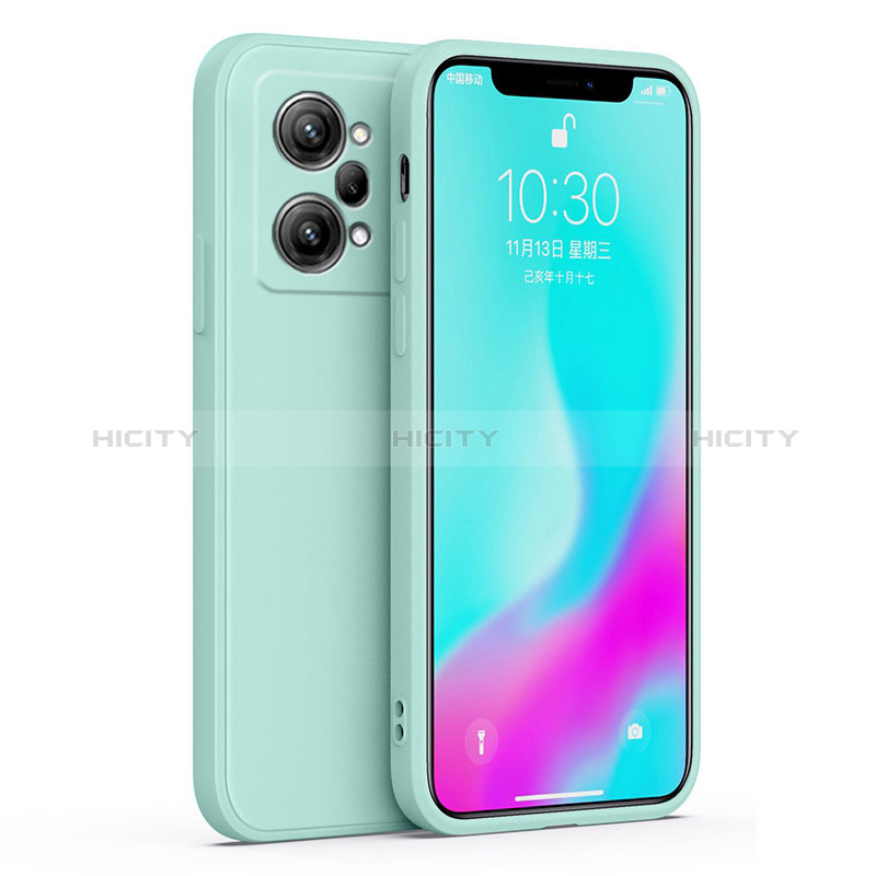 Oppo K10 Pro 5G用360度 フルカバー極薄ソフトケース シリコンケース 耐衝撃 全面保護 バンパー Oppo ライトグリーン