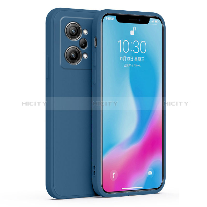 Oppo K10 Pro 5G用360度 フルカバー極薄ソフトケース シリコンケース 耐衝撃 全面保護 バンパー Oppo ミッドナイトネイビー