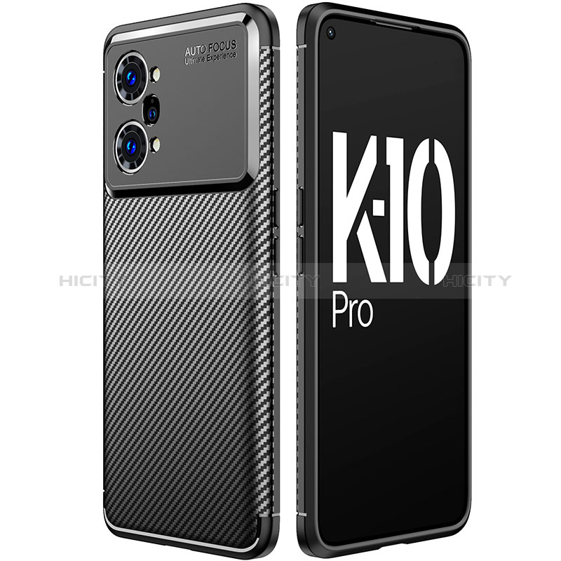 Oppo K10 Pro 5G用シリコンケース ソフトタッチラバー ツイル カバー Oppo 