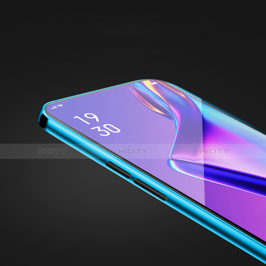 Oppo K3用ケース 高級感 手触り良い アルミメタル 製の金属製 360度 フルカバーバンパー 鏡面 カバー M01 Oppo 