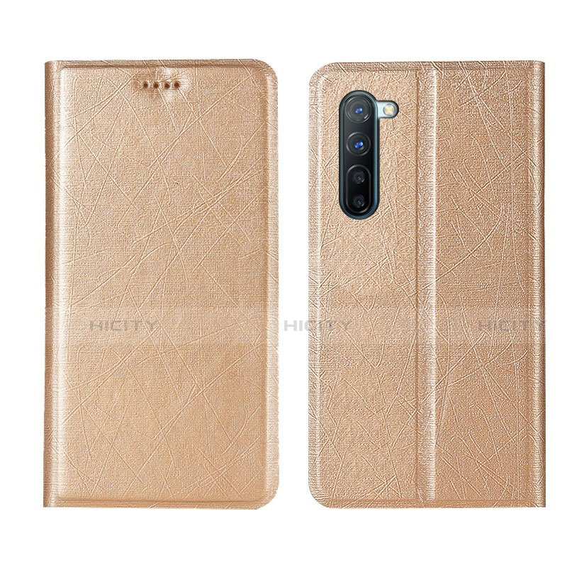 Oppo K7 5G用手帳型 レザーケース スタンド カバー L03 Oppo ゴールド