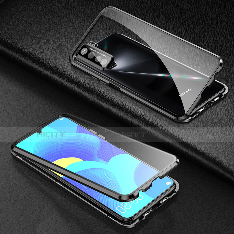 Oppo K7 5G用ケース 高級感 手触り良い アルミメタル 製の金属製 360度 フルカバーバンパー 鏡面 カバー T03 Oppo 