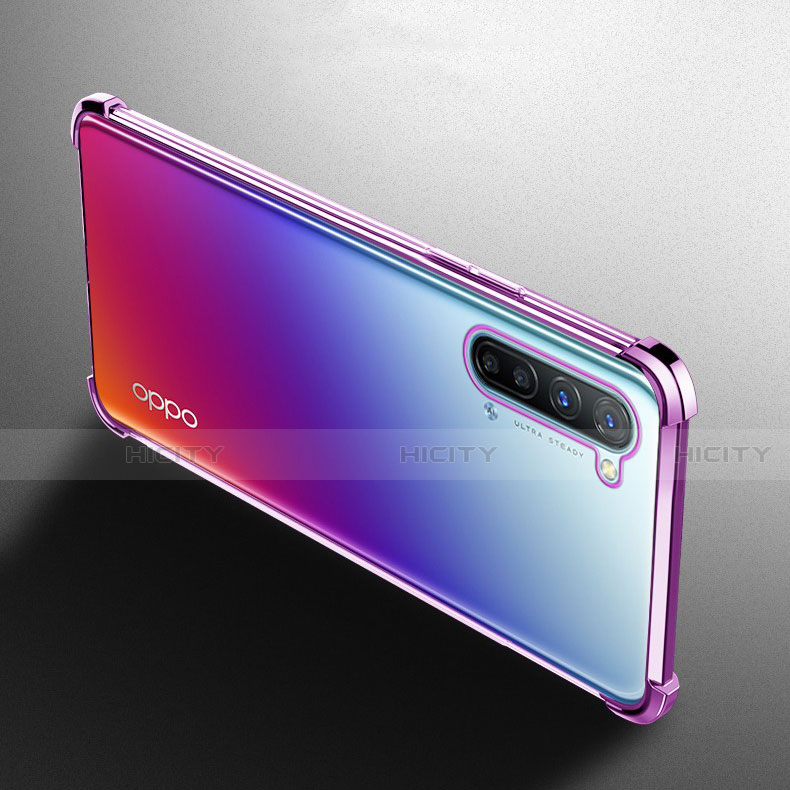 Oppo K7 5G用極薄ソフトケース シリコンケース 耐衝撃 全面保護 透明 S01 Oppo 