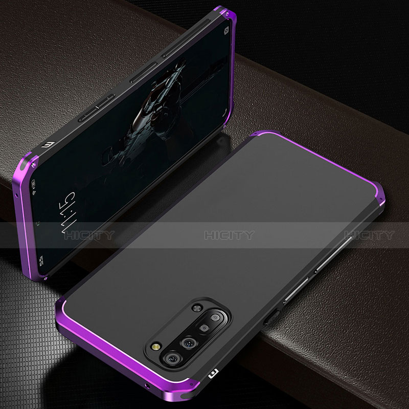 Oppo K7 5G用ケース 高級感 手触り良い アルミメタル 製の金属製 カバー T01 Oppo 