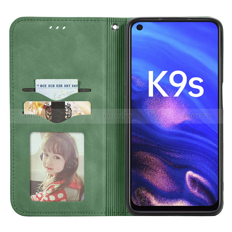 Oppo K9S 5G用手帳型 レザーケース スタンド カバー S04D Oppo 