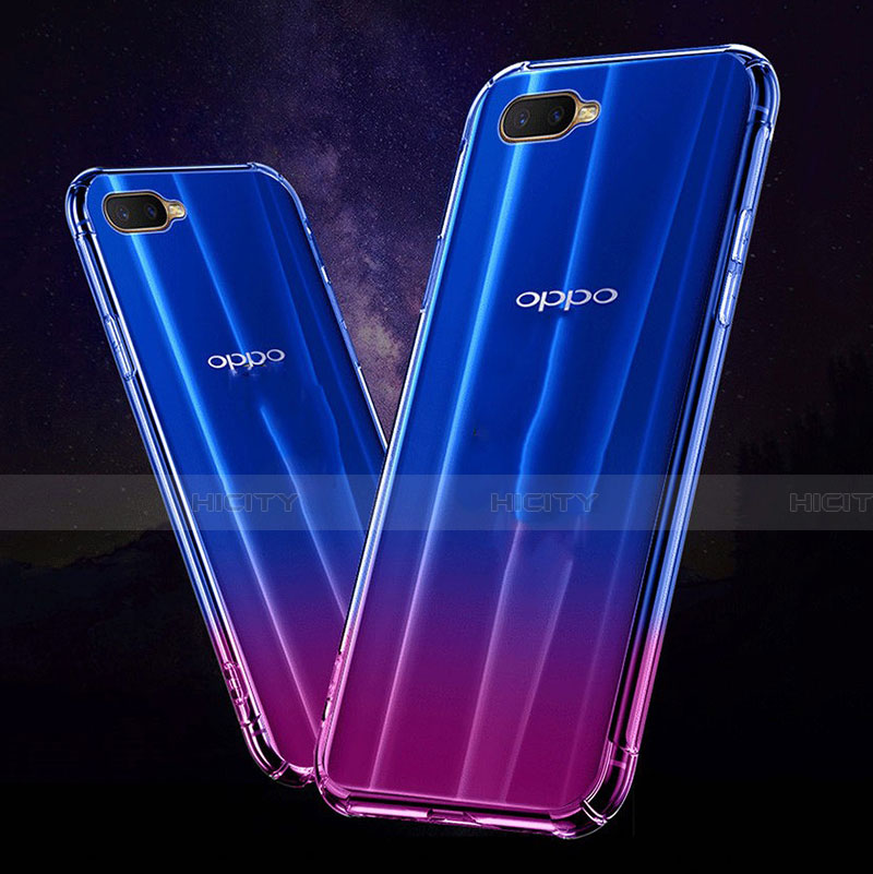 Oppo R15X用極薄ソフトケース シリコンケース 耐衝撃 全面保護 クリア透明 Z05 Oppo クリア