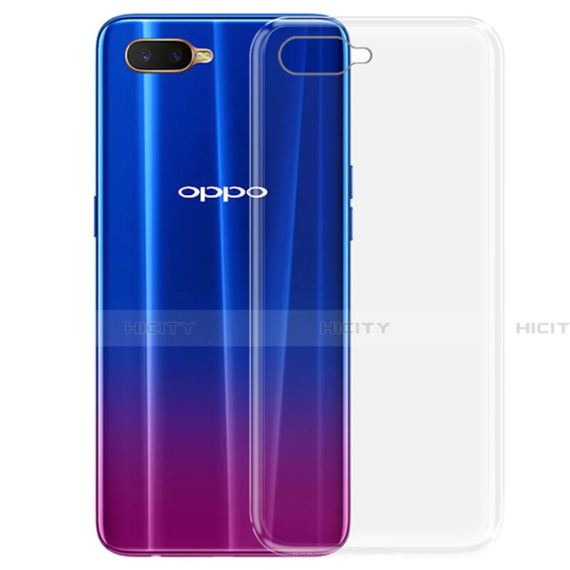 Oppo R17 Neo用極薄ソフトケース シリコンケース 耐衝撃 全面保護 クリア透明 Z03 Oppo クリア