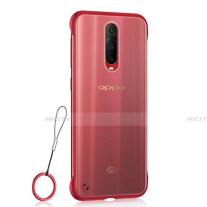 Oppo R17 Pro用ハードカバー クリスタル クリア透明 S02 Oppo レッド