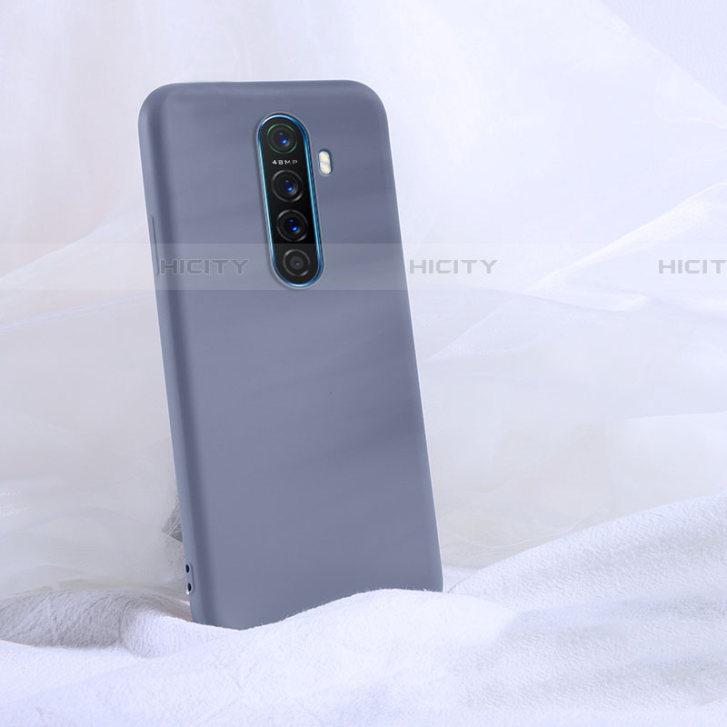 Oppo Reno Ace用360度 フルカバー極薄ソフトケース シリコンケース 耐衝撃 全面保護 バンパー S02 Oppo グレー