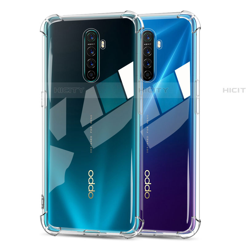 Oppo Reno Ace用極薄ソフトケース シリコンケース 耐衝撃 全面保護 クリア透明 T05 Oppo クリア