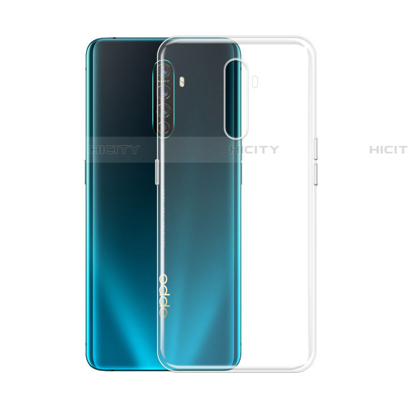 Oppo Reno Ace用極薄ソフトケース シリコンケース 耐衝撃 全面保護 クリア透明 カバー Oppo クリア