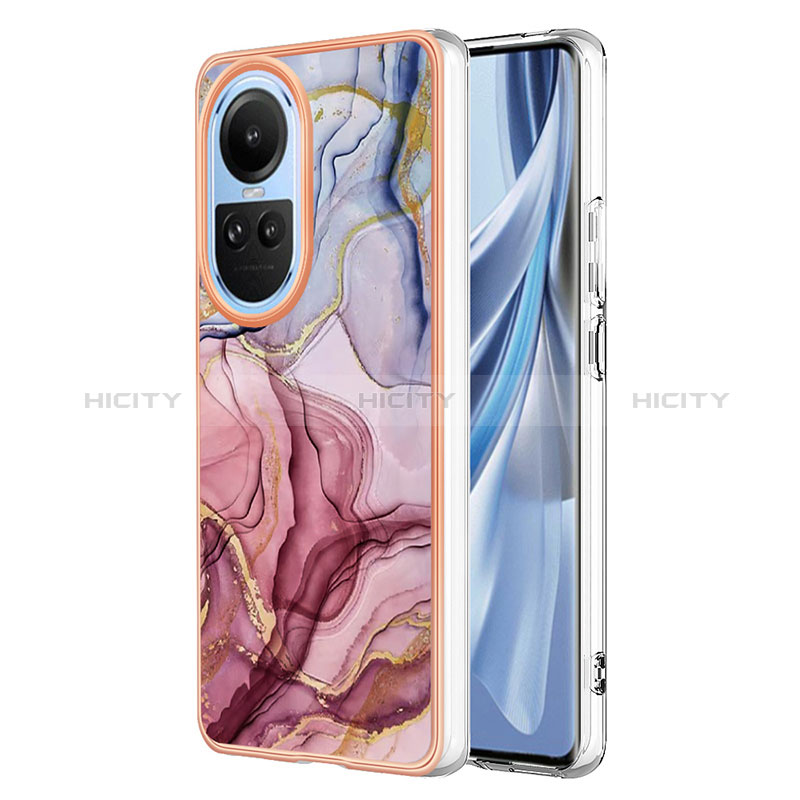 Oppo Reno10 Pro 5G用シリコンケース ソフトタッチラバー バタフライ パターン カバー YB1 Oppo 