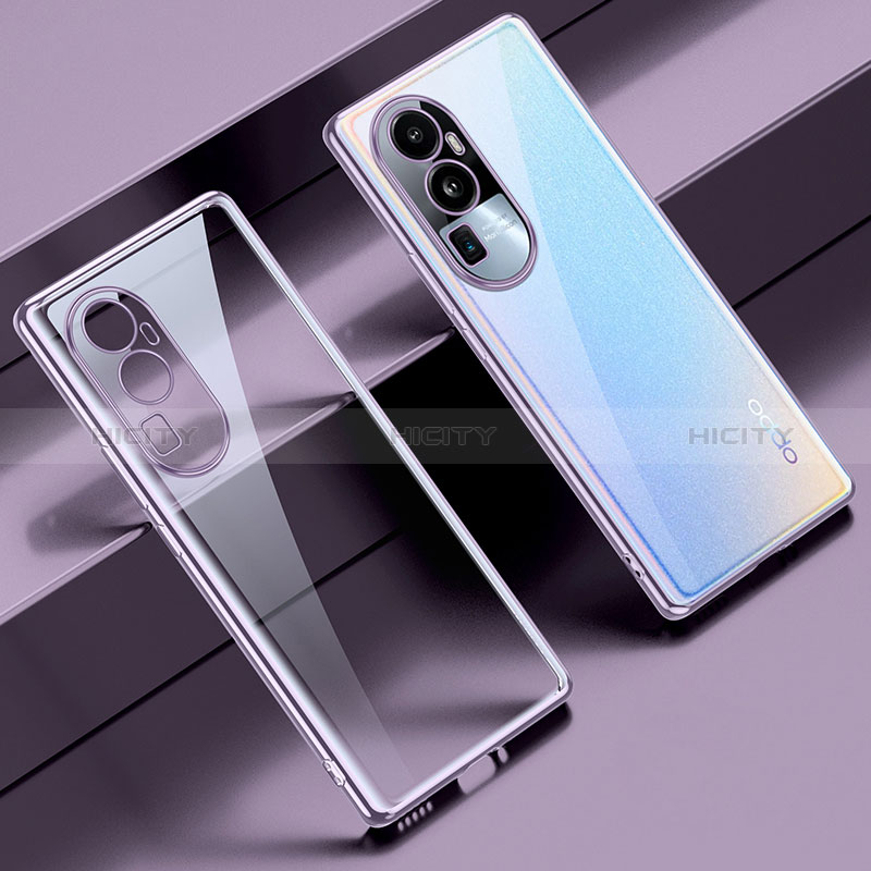 Oppo Reno10 Pro+ Plus 5G用極薄ソフトケース シリコンケース 耐衝撃 全面保護 クリア透明 H01 Oppo 