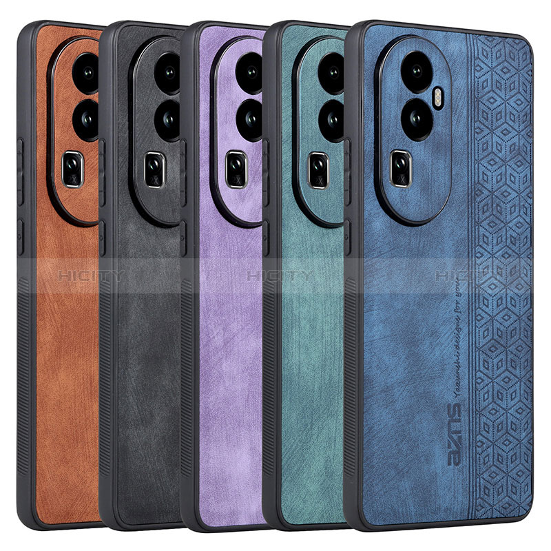 Oppo Reno10 Pro+ Plus 5G用シリコンケース ソフトタッチラバー レザー柄 カバー YZ1 Oppo 