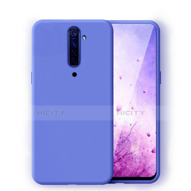 Oppo Reno2用360度 フルカバー極薄ソフトケース シリコンケース 耐衝撃 全面保護 バンパー S01 Oppo ネイビー