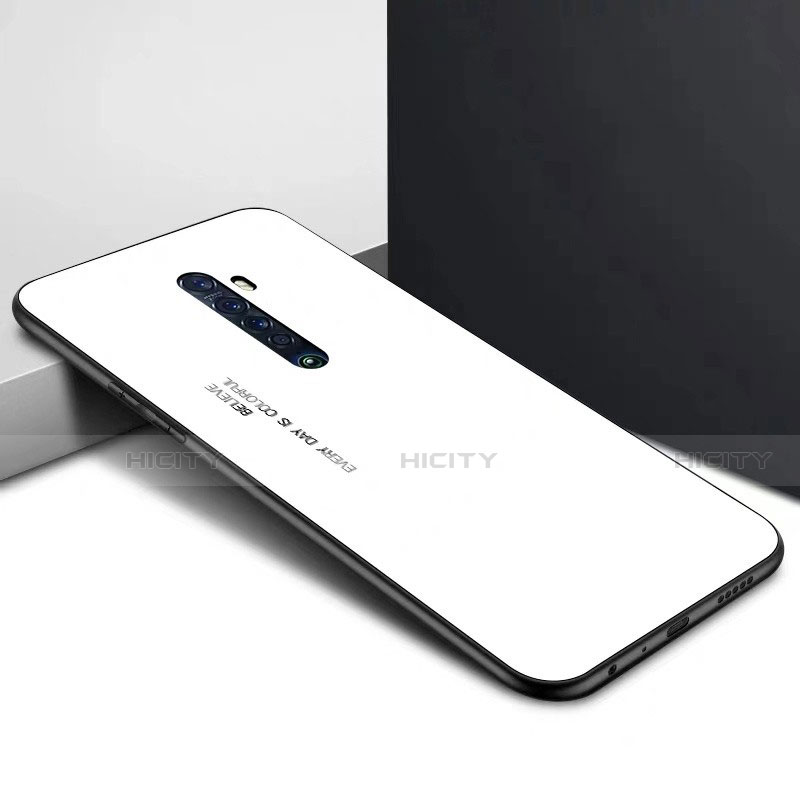 Oppo Reno2用ハイブリットバンパーケース プラスチック パターン 鏡面 カバー Oppo 