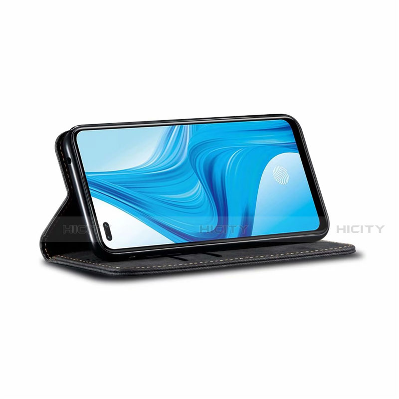 Oppo Reno4 F用手帳型 布 スタンド Oppo 