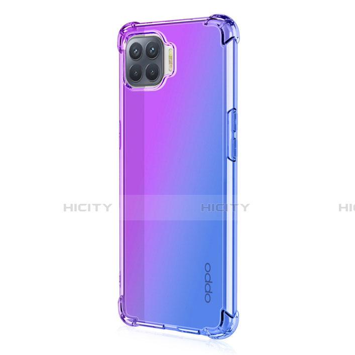 Oppo Reno4 F用極薄ソフトケース グラデーション 勾配色 クリア透明 G01 Oppo 