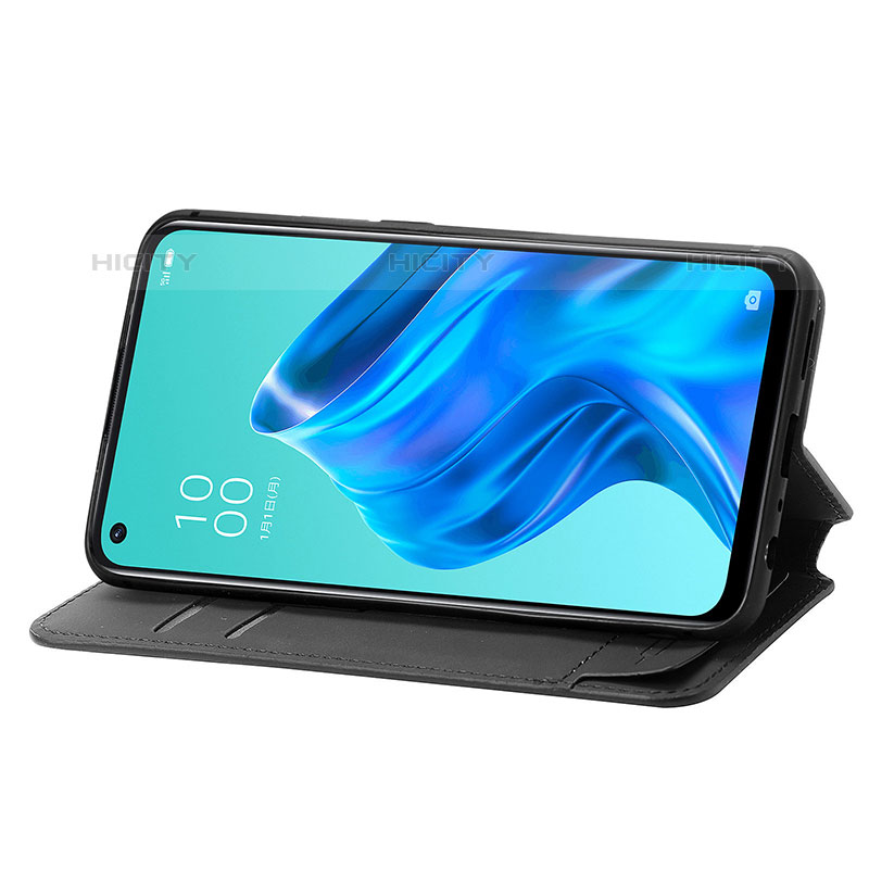 Oppo Reno5 A用手帳型 レザーケース スタンド パターン カバー S02D Oppo 