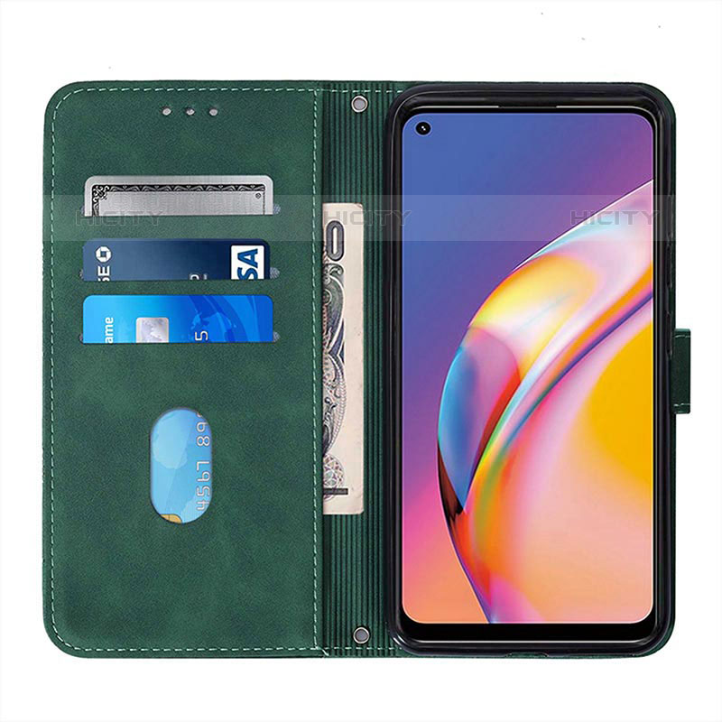 Oppo Reno5 Lite用手帳型 レザーケース スタンド カバー Y01B Oppo 