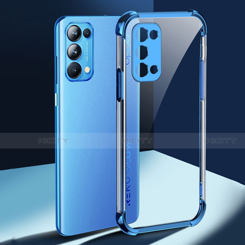 Oppo Reno5 Pro 5G用極薄ソフトケース シリコンケース 耐衝撃 全面保護 クリア透明 H01 Oppo 