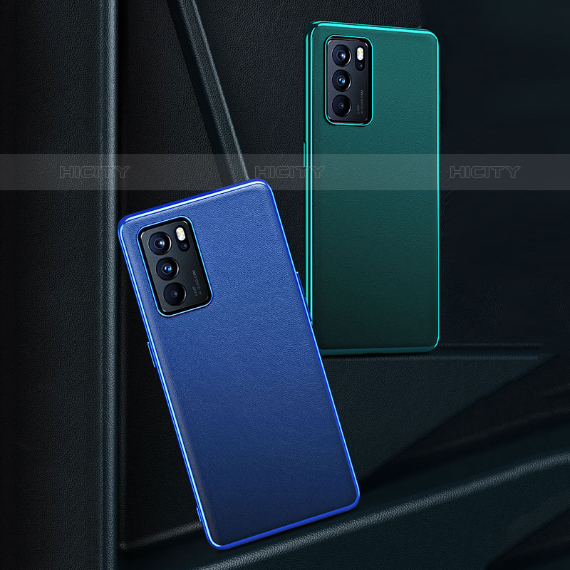 Oppo Reno6 5G用ケース 高級感 手触り良いレザー柄 GS3 Oppo 