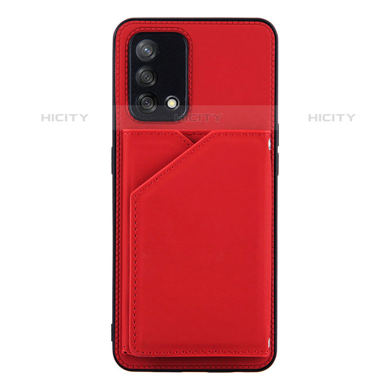 Oppo Reno6 Lite用ケース 高級感 手触り良いレザー柄 Y01B Oppo レッド