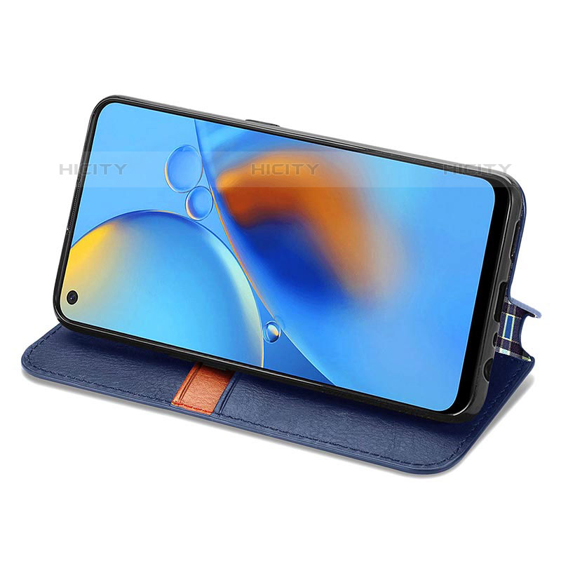 Oppo Reno6 Lite用手帳型 レザーケース スタンド カバー S01D Oppo 