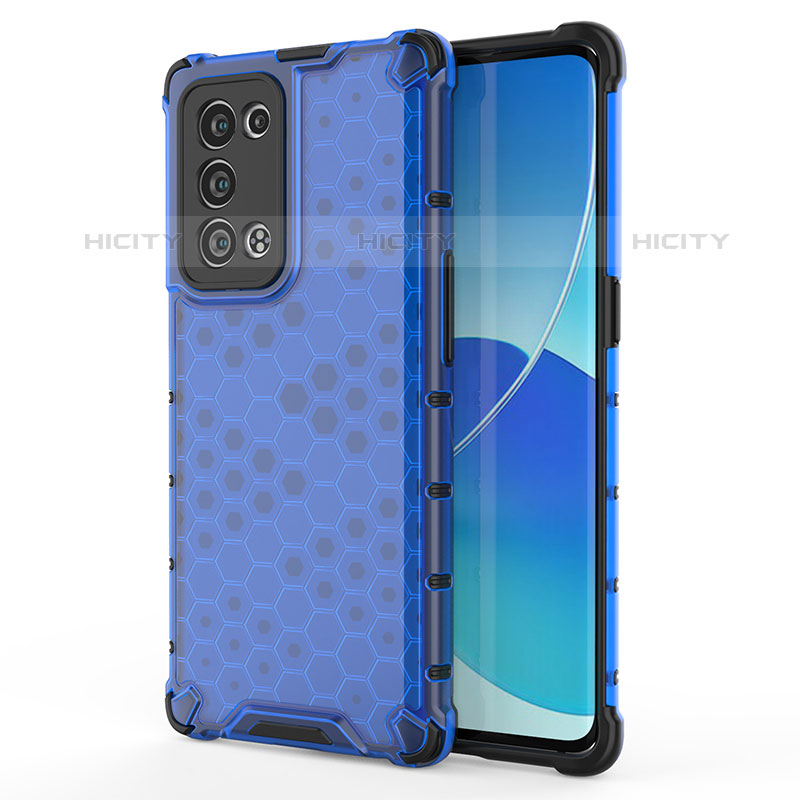 Oppo Reno6 Pro 5G用360度 フルカバー ハイブリットバンパーケース クリア透明 プラスチック カバー AM1 Oppo 