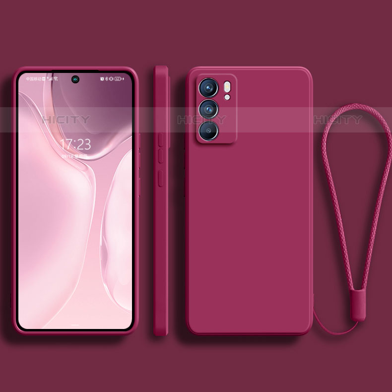 Oppo Reno6 Pro 5G India用360度 フルカバー極薄ソフトケース シリコンケース 耐衝撃 全面保護 バンパー S01 Oppo 