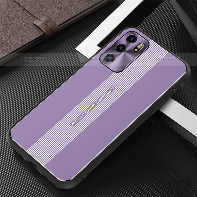 Oppo Reno6 Pro 5G India用ケース 高級感 手触り良い アルミメタル 製の金属製 兼シリコン カバー J02 Oppo 