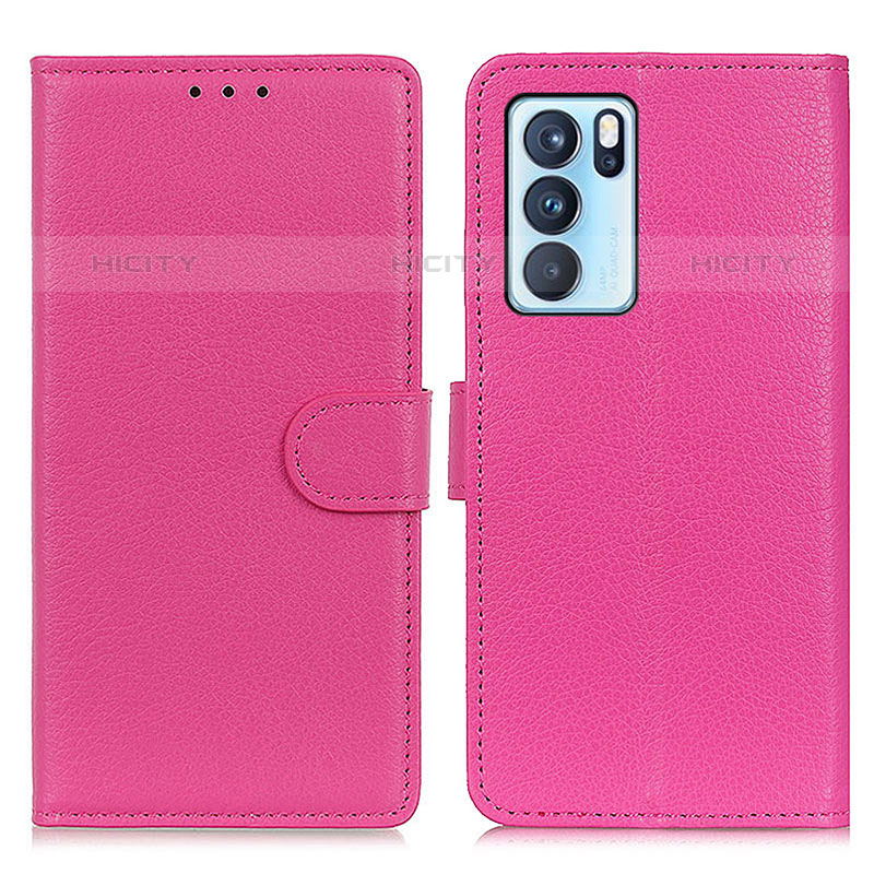 Oppo Reno6 Pro 5G India用手帳型 レザーケース スタンド カバー A03D Oppo 