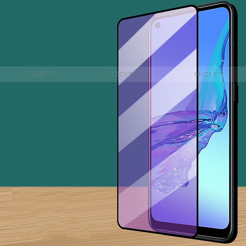 Oppo Reno6 Pro 5G India用強化ガラス フル液晶保護フィルム アンチグレア ブルーライト F03 Oppo ブラック