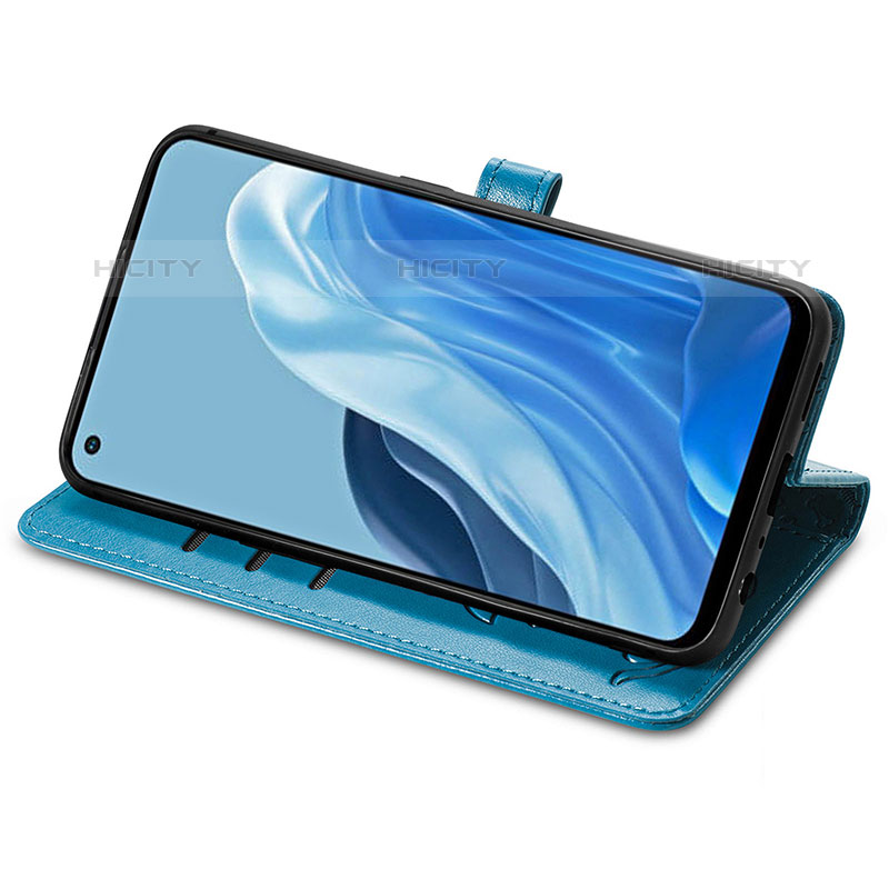 Oppo Reno7 4G用手帳型 レザーケース スタンド パターン カバー S03D Oppo 