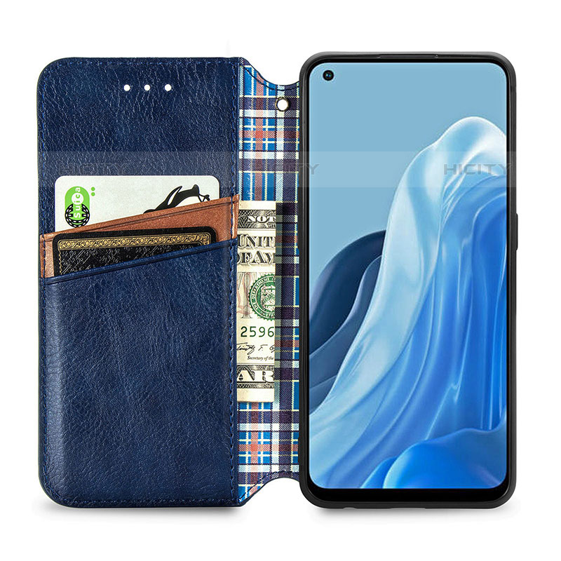 Oppo Reno7 4G用手帳型 レザーケース スタンド カバー S01D Oppo 