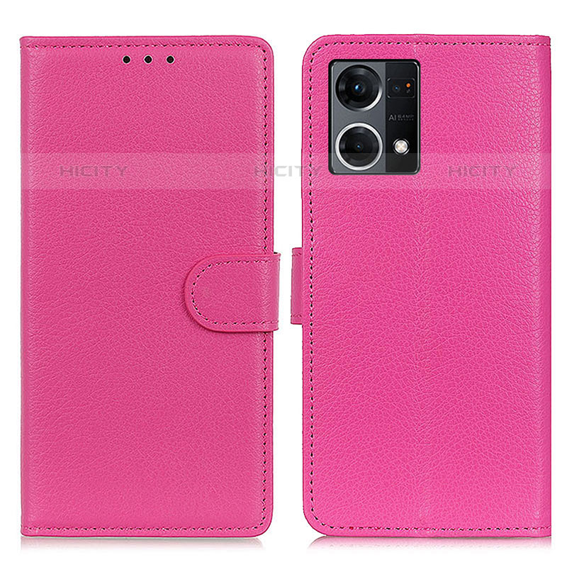 Oppo Reno7 4G用手帳型 レザーケース スタンド カバー A03D Oppo 