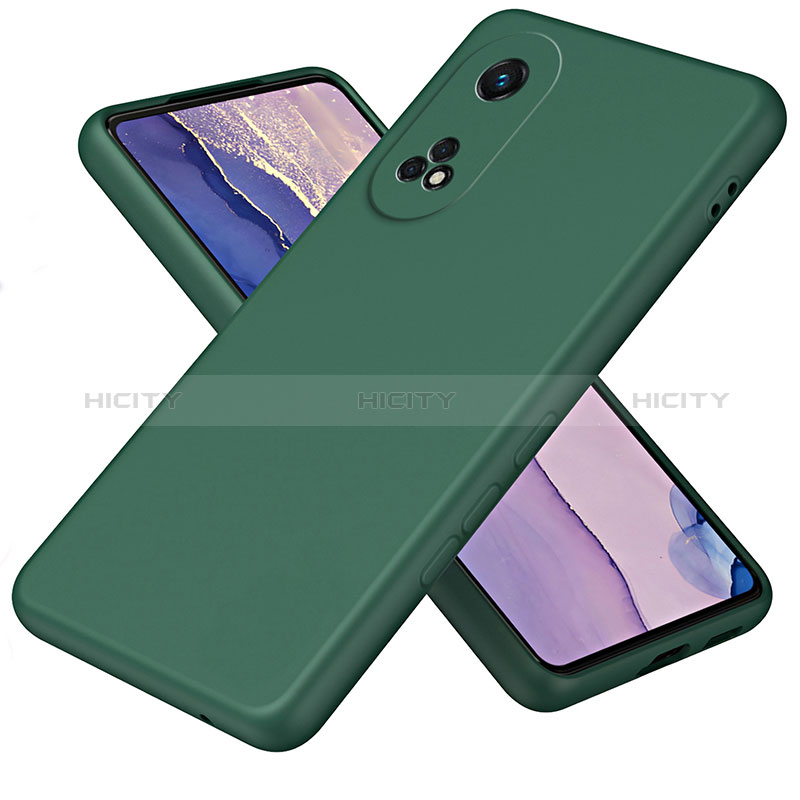 Oppo Reno8 T 4G用360度 フルカバー極薄ソフトケース シリコンケース 耐衝撃 全面保護 バンパー H01P Oppo グリーン