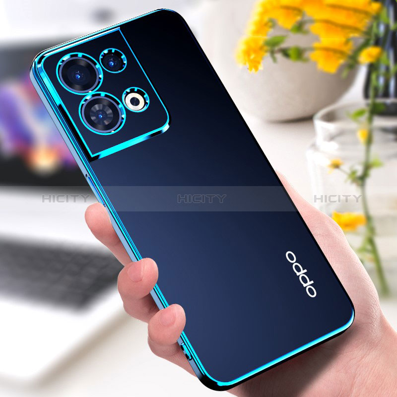 Oppo Reno9 Pro+ Plus 5G用極薄ソフトケース シリコンケース 耐衝撃 全面保護 クリア透明 H05 Oppo 