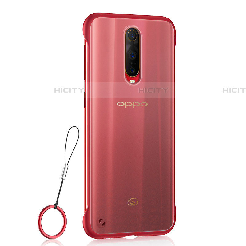 Oppo RX17 Pro用ハードカバー クリスタル クリア透明 S02 Oppo レッド