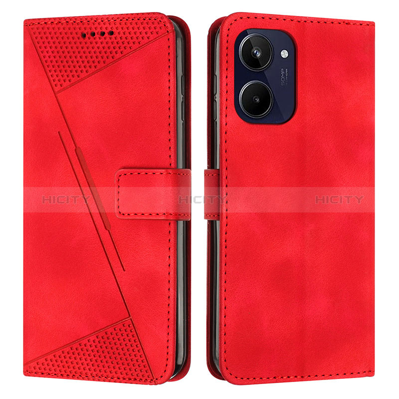 Realme 10 4G用手帳型 レザーケース スタンド カバー Y04X Realme レッド