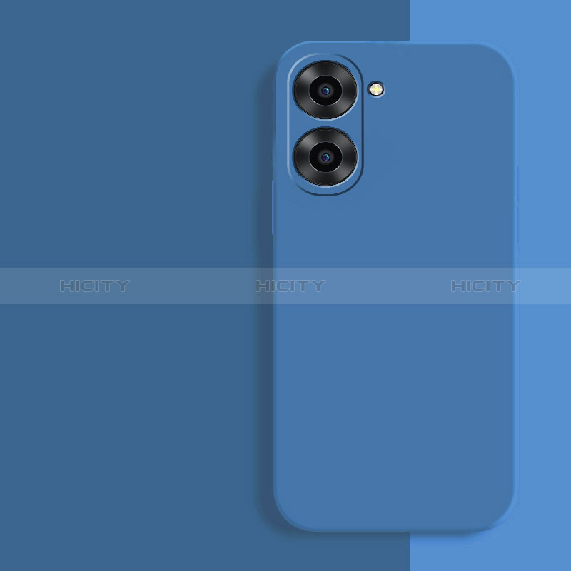 Realme 10S 5G用360度 フルカバー極薄ソフトケース シリコンケース 耐衝撃 全面保護 バンパー YK2 Realme ネイビー