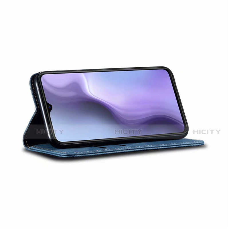 Realme 5 Pro用手帳型 布 スタンド Realme 