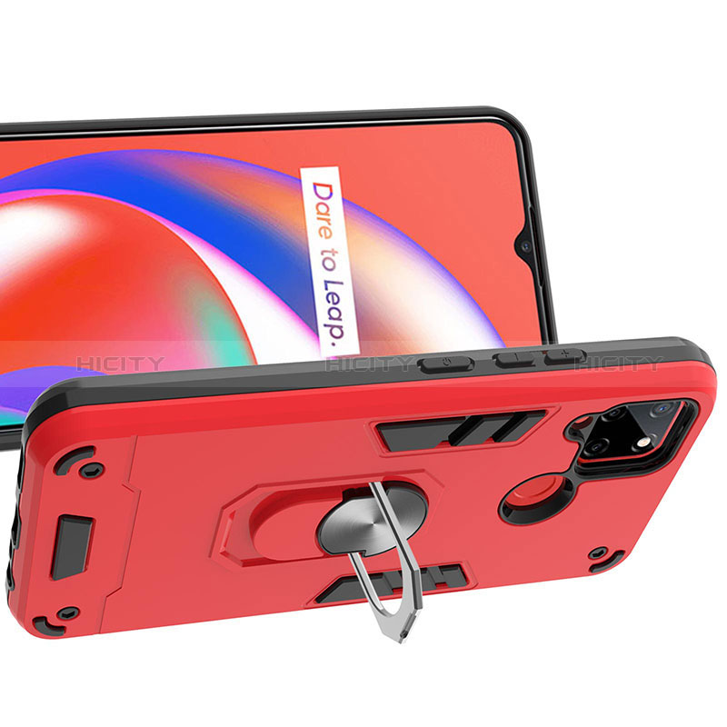 Realme 7i RMX2193用ハイブリットバンパーケース プラスチック アンド指輪 マグネット式 Y01B Realme 