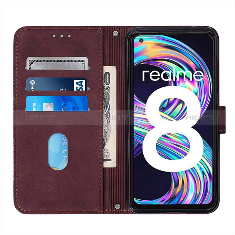 Realme 8 4G用手帳型 レザーケース スタンド カバー Y02B Realme 