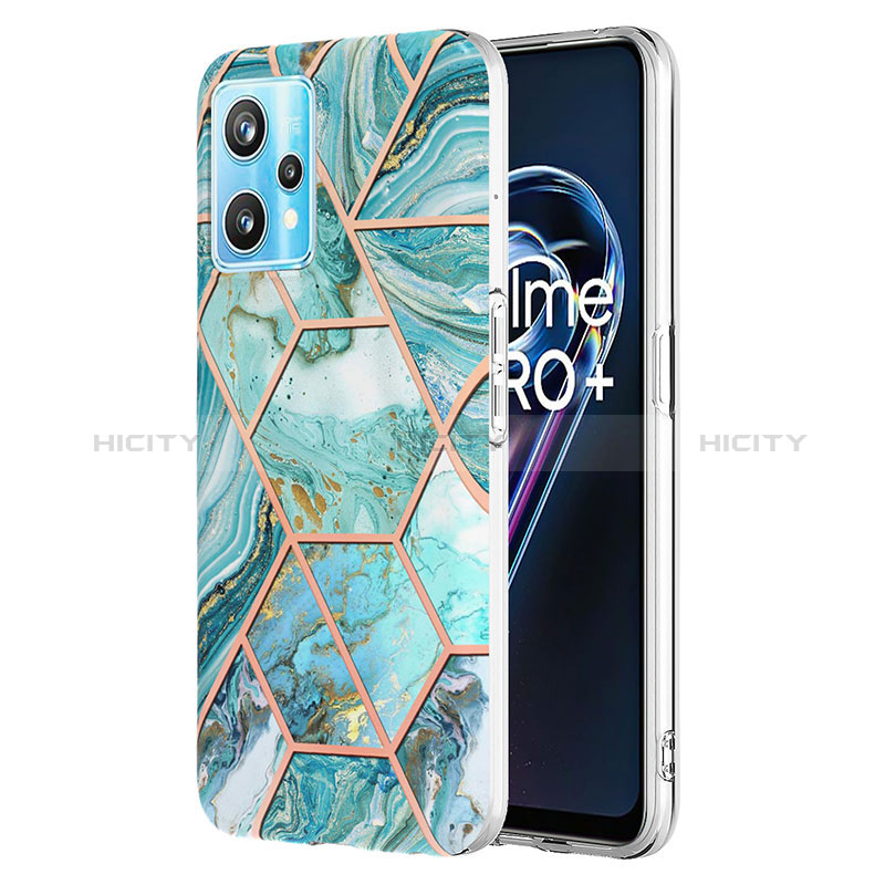 Realme 9 4G用シリコンケース ソフトタッチラバー バタフライ パターン カバー Y04B Realme 