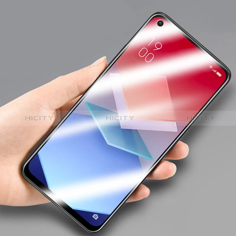 Realme 9 Pro 5G用強化ガラス フル液晶保護フィルム Realme ブラック