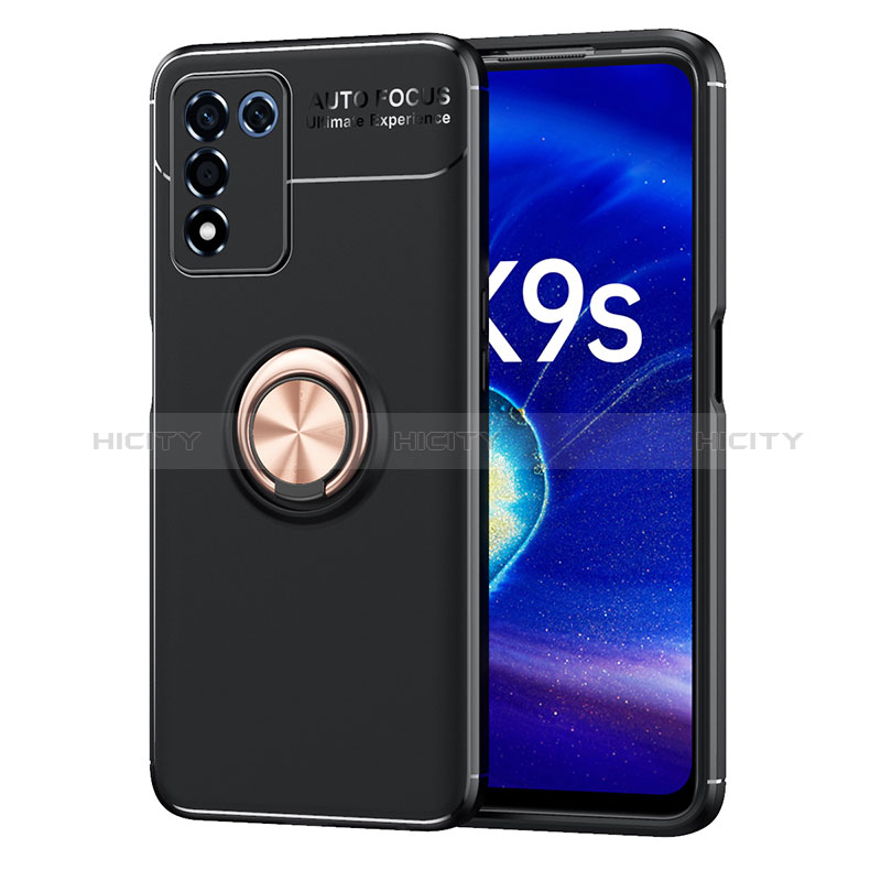 Realme 9 SE 5G用極薄ソフトケース シリコンケース 耐衝撃 全面保護 アンド指輪 マグネット式 バンパー JM1 Realme 