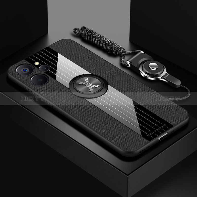 Realme 9i 5G用極薄ソフトケース シリコンケース 耐衝撃 全面保護 アンド指輪 マグネット式 バンパー X03L Realme 