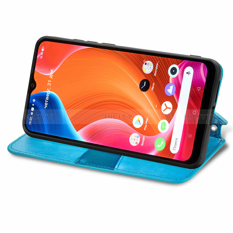 Realme C11 (2021)用手帳型 レザーケース スタンド パターン カバー S01D Realme 